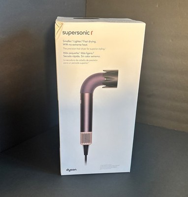NIB Dyson Supersonic r Professional Hair Dryer HD17 Vinca Jasper Plum Attachmts