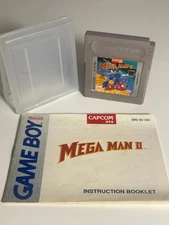 Mega Man 2 Nintendo Gameboy Authentic Game w OEM Manual & Case Tested