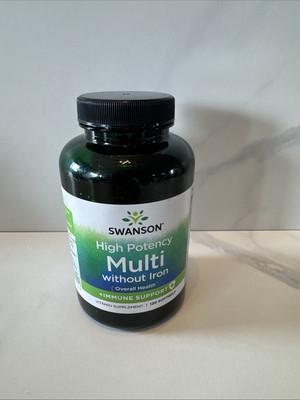 Swanson Multivitamin High Potency 120 Softgels Multi without Iron Immune Health