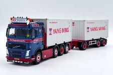 Volvo FH4 frame truck combi +2x20ft container "Rene Burggraaf " WSI models 1:50