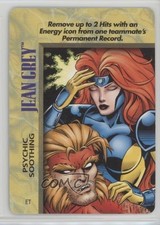 1996 Marvel Overpower CCG: IQ Expansion Base Jean Grey Psychic Soothing #ET