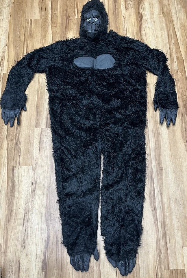 California Costume Men’s Adult Size Gorilla L - XL Black - 6 Piece - Halloween Foto 2 de 4
