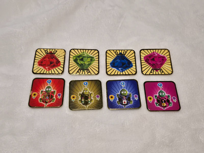 Thinkfun ROBOT TURTLES Board Game Replacement Pieces  4 JEWEL/4 TURTLES TILES