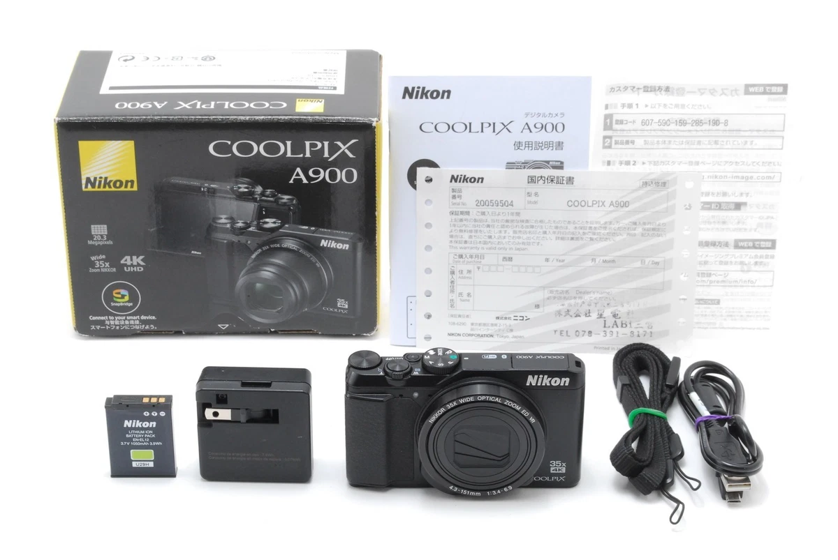 Preços baixos em Câmeras digitais Nikon Coolpix A900 | eBay