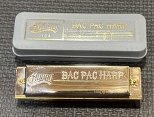 Vintage Harmonica Huang BAC PAC HARP 104 with Case  Key of C