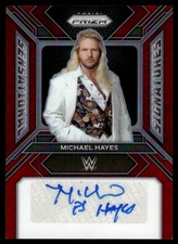 2024 Prizm WWE Red  Sensational Sigs Michael Hayes Auto 80/99 #SS-MHA