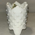 Milk Glass Fenton Toothpick Holder