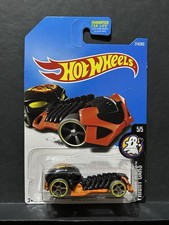 Fright Cars - Skull Crusher - Black/Orange - Hot Wheels - 2017 - New