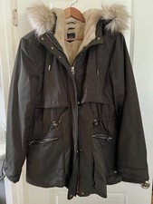 Dark Green Zara womens anorak,  xl