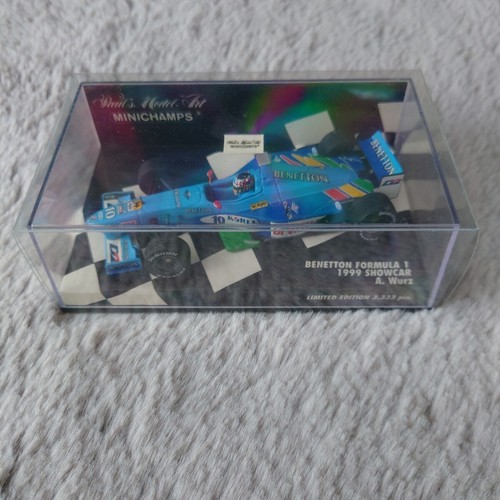 BENETTON FORMULA 1 #9 SHOWCAR 1999 G.Fisichella MINICHAMPS 1/18