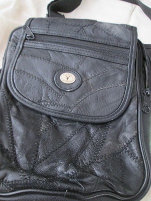 Taurus Collection Fanny Pack Bag Leather Patchwork Jewel  Belt Bag unisex