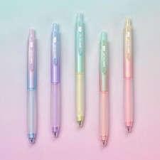 WRITECH Retractable Gel Ink Pens: 0.7mm 1 Count Pack of 10 , Black