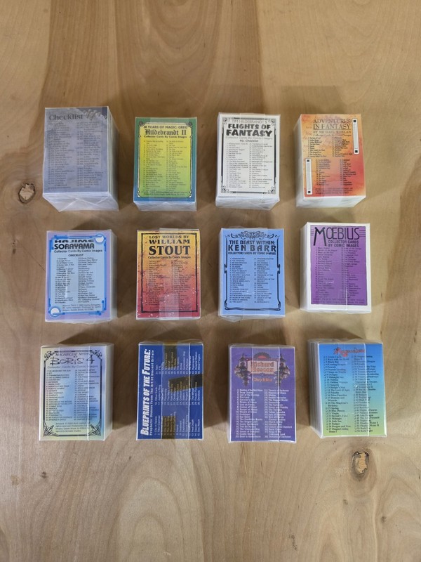 Fantasy Art Card Sets 12 Complete Base Sets