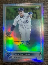 2022 Topps Chrome Veteran Autographs Tarik Skubal #CVA-TS Refractor /499