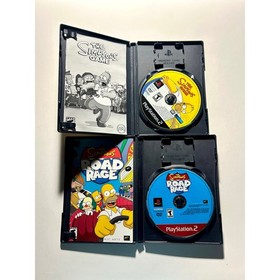PlayStation 2 PS2 Simpsons bundle Video Game lot🔥All Works!