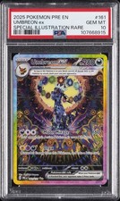 2025 POKEMON PRE EN-PRISMATIC EVOLUTIONS #161 UMBREON EX PSA 10