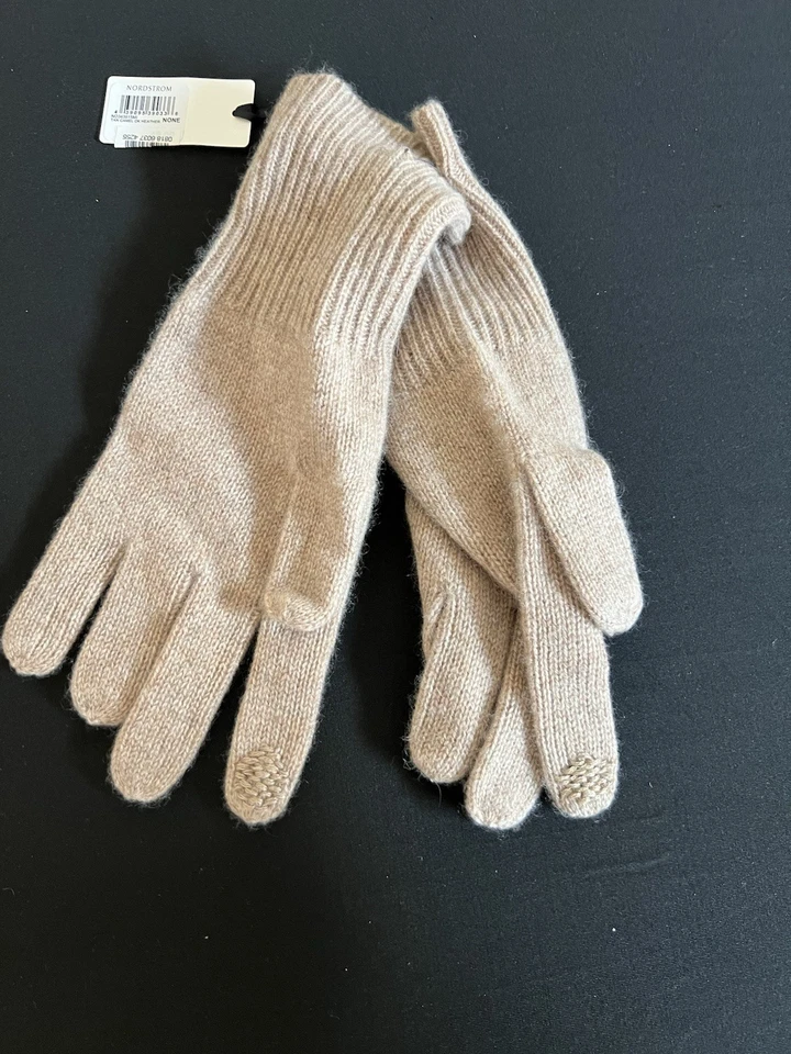 Nuevos guantes de cachemir para mujer talla única Nordstrom halógenos Foto 4 de 4