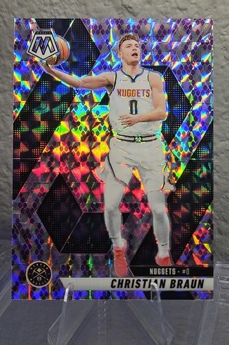 2024 Panini Mosaic Christian Braun Snakeskin Prizm #1/24 Snakeskin Kobe Tribute