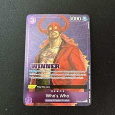 Who's.Who (Tournament Pack Vol. 3) [Winner] PR One Piece Promo ST04-01 NM