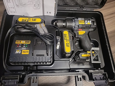 #ad Cat DX12 18V 1 2” Cordless Hammer Drill with 2 Batteries and Charger $145.00
