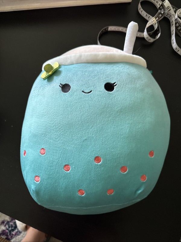 Squishmallows 12” Jakarria The Blue Boba Tea Plush Kellytoy Stuffed Animal