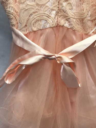 Kids Cinderella Couture Pink with Lace & Rhinestones Girls Formal Gown - Picture 8 of 18