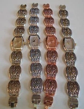 Women's number dial silver, gold, rose gold finish  fashion casual watches