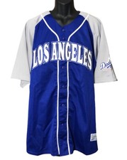 LOS ANGELES DODGERS JERSEY VINTAGE BLUE XL MAJOR LEAGUE BASEBALL  DYNASTY SERIES