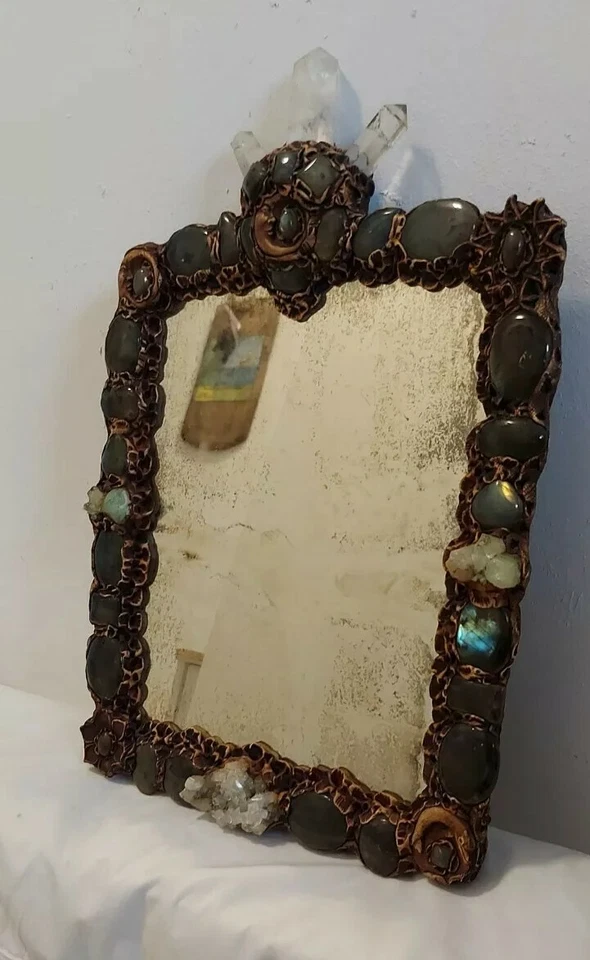 Edelstein-Spiegel Kristalle Himalaya Heil Feng-Shui Mystik& Magie - Bild 3 von 4