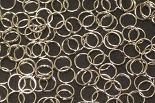 100 Nickel Plated Brass Sew On Rings for Roman Shade Cord Guide or Tie Back Ring