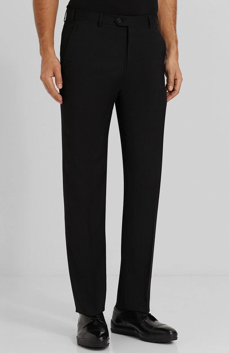Emporio Armani Black Regular Size Pants for Men for sale | eBay