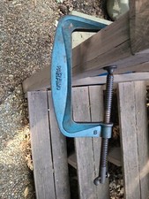 Vintage Paramo gesenkgeschmiedete Stahl Schraubzwinge 8" England