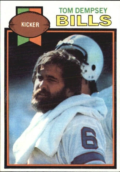 1979 Topps Football Card #317 Tom Dempsey - NM-MT
