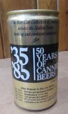 1984 BCCA 50 Years if Canned Beers 12oz Can, New Ulm, Minn.