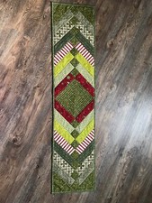 Christmas Quilted Table Runner 12 by 51