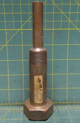 Steel Stepped Threaded Thermowell 3/4'' NPT x 1'' FNPT 2.5'' Insertion
