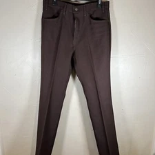 Vtg Brown Western Boot Cut Levi’s Black Tab. Sz 34x30