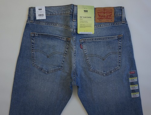 LEVI'S 512 SLIM TAPER BLUE Jeans Men's, Authentic BRAND NEW (288331035) - Picture 6 of 12