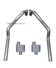 67 - 81 Chevrolet Camaro 2.5" Mandrel Bent Dual Exhaust - Single Chamber Muffler