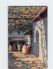 Postcard Oussaa/Uesaa Plaza/Square
