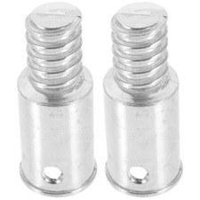  2 Pcs Harris Pole Attachments Broom Handle Extension Pans Threaded Connector