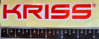 KRISS Sphinx Vector DMK22C SDP SMG CRB SBR Vinyl Decal Sticker Shot Show