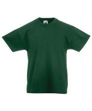 Personalised Embroidered Fruit of the Loom School Kids Original T-Shirt Gifts