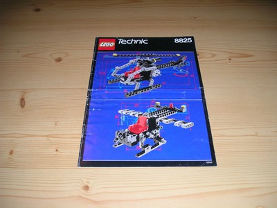 Lego Technic  Anleitung 8825 Hubschrauber 