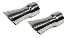 Pypes Exhaust Slip-fit Stainless Tips Evt35 For 1968-1972 Cutlass 442 3 Pair