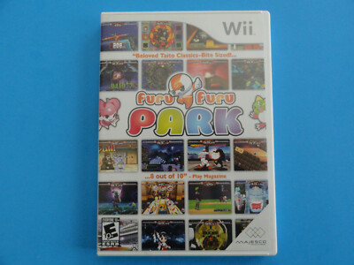 NO GAME- NINTENDO WII FURU FURU PARK CASE & COVER ART **NO GAME DISC OR MANUAL**