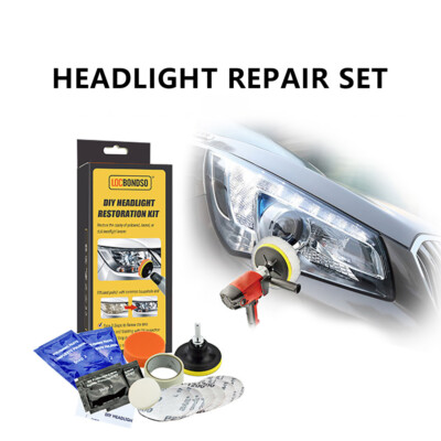 Pro Car Headlight Lens Restoration Repair Set Polishing Cleaner Cleaning Tool Pro Car Headlight Lens Restoration Repair Set Polishing Cleaner Cleaning Tool