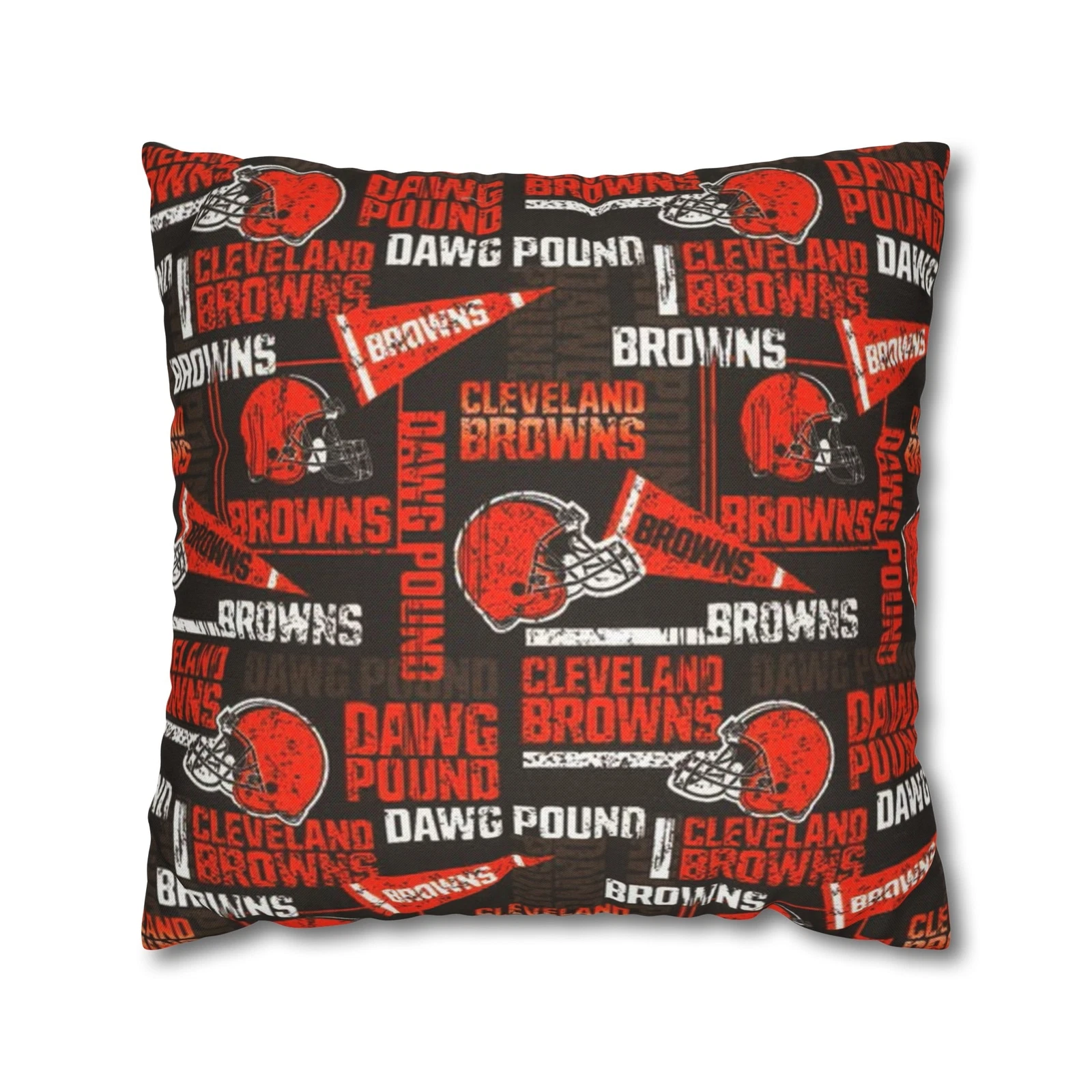 Cleveland Browns Spun Square Pillow Cover