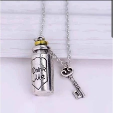 Alice In Wonderland Charm Necklace