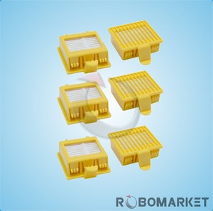 KIT RICAMBI 6 FILTRI HEPA PER IROBOT ROOMBA 700 760 765 770 772 772e 774 775